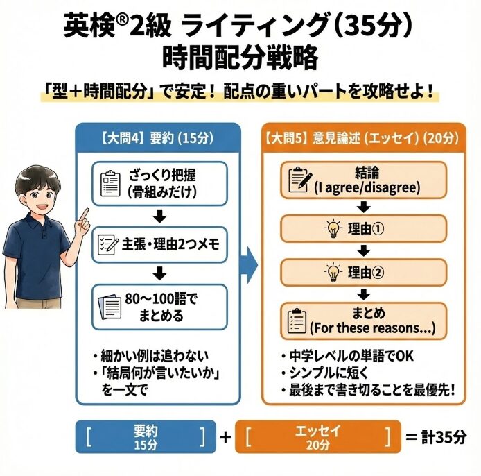 英検®2級 時間配分