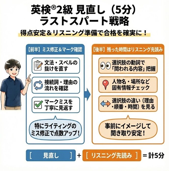 英検®2級 時間配分