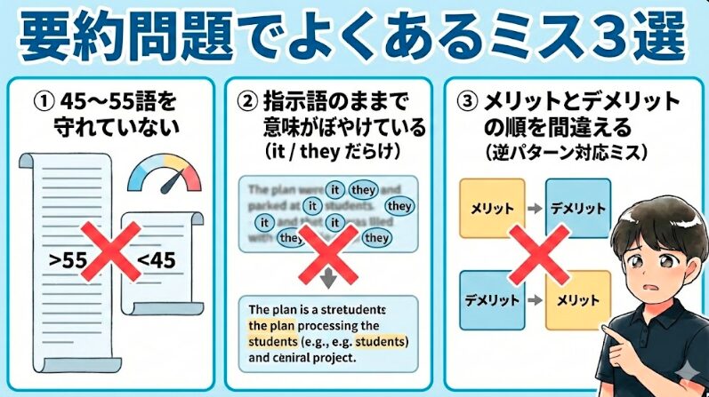 英検2級　要約　コツ