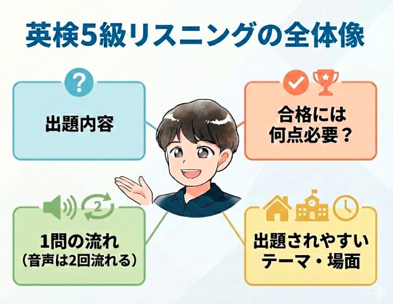 英検5級　リスニング
