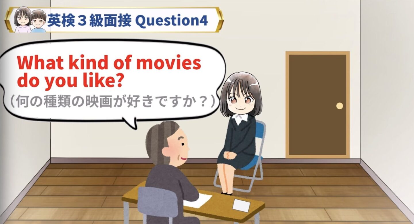 英検3級 面接 サンプル問題