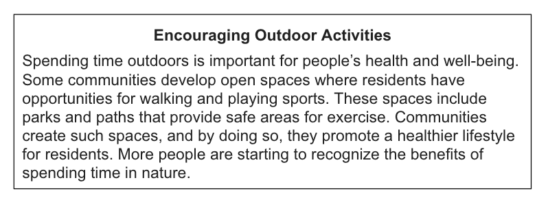 英検2級 面接 サンプル問題