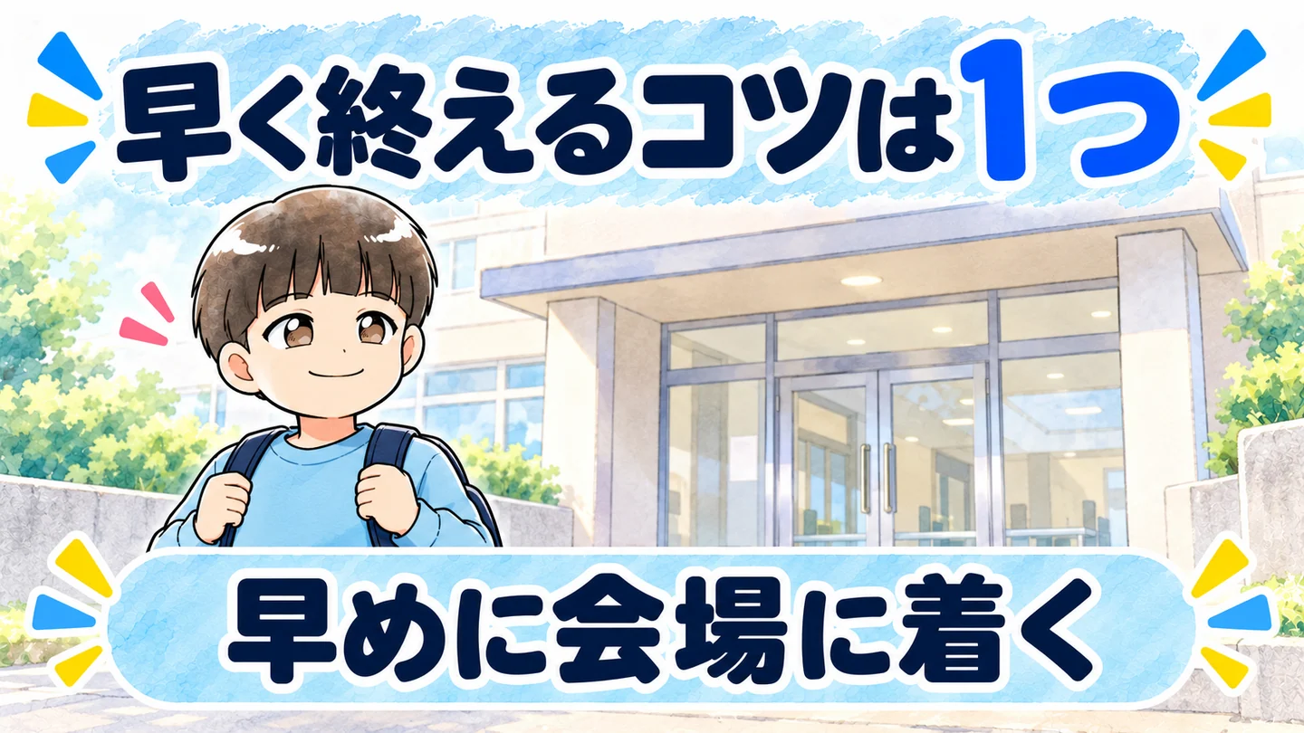英検の二次試験を早く終える方法